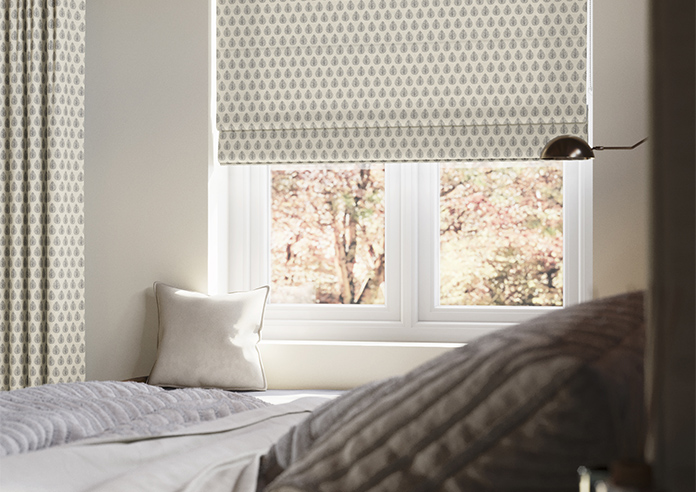 Emily Bond Jaipur, Charcoal - Roman Blind - Image 5